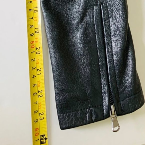 Real leather moto jacket - Picture 7 of 9